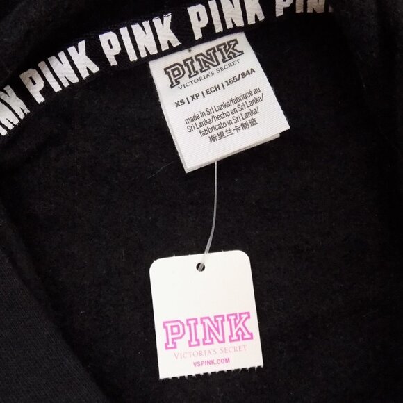 nwt y2k PINKSequin Bling Campus Cowl Neck Sweatshirt Pullover - Picture 12 of 13